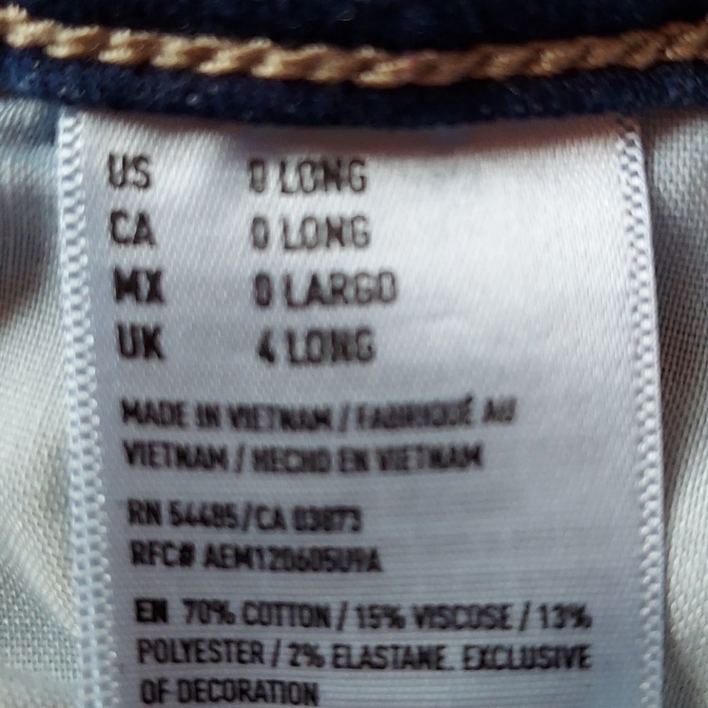 American Eagle Super High Rise Stretch Jegging 0 - Picture 8 of 8